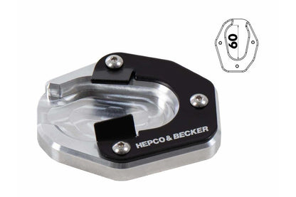 サイドスタンド エンラージメント シルバー/ブラック タイガー850/900