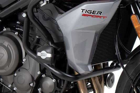 エンジンガード ブラック トライデント660 タイガースポーツ660