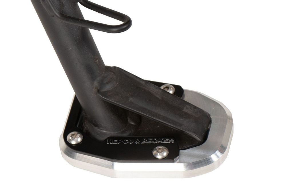 サイドスタンド エンラージメント シルバー/ブラック デザートX