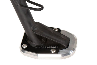 サイドスタンド エンラージメント シルバー/ブラック デザートX