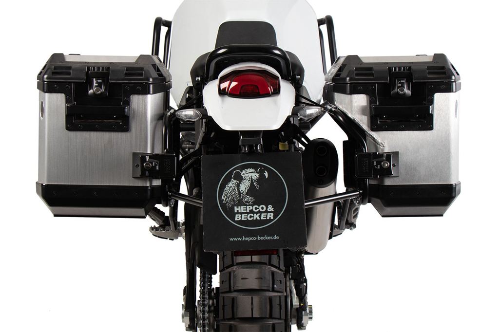 サイドキャリア カットアウトセット サイドケース エクスプローラー シルバー 37L/40L デザートX