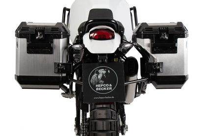 サイドキャリア カットアウトセット サイドケース エクスプローラー シルバー 37L/40L デザートX