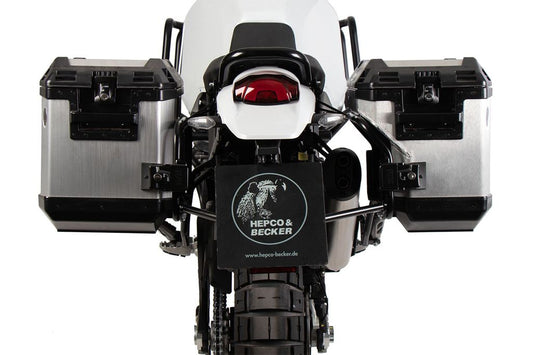 サイドキャリア カットアウトセット サイドケース エクスプローラー シルバー 37L/40L デザートX