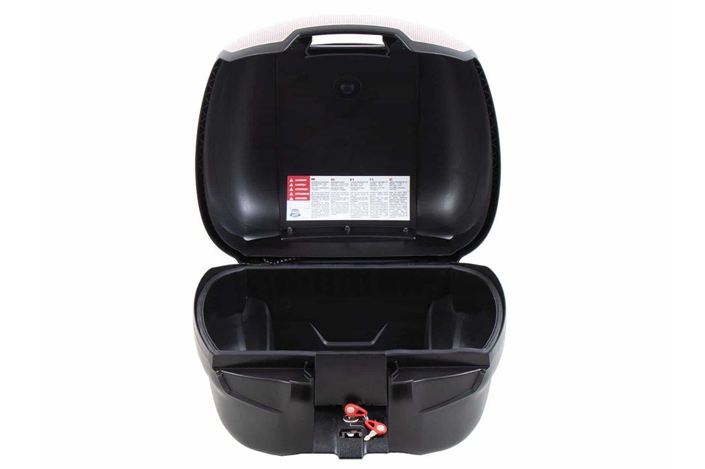 リアキャリアセット トップケース ジャーニー 汎用タイプ ブラック/シルバー 40L CRF250/L CRF300/L