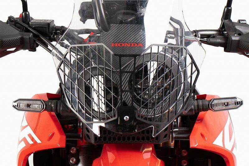 ヘッドライトガード ブラック CRF250 CRF300 ラリー