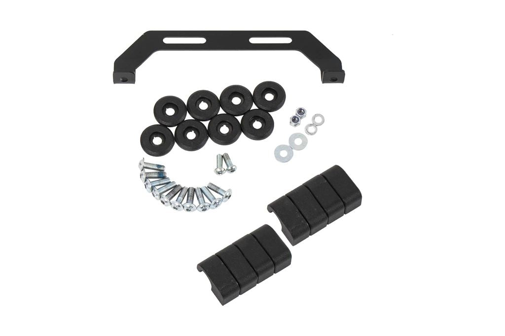 マウンティングキット Xトラベル汎用プレート用 カットアウトサイドキャリア専用 ブラック 左右セット