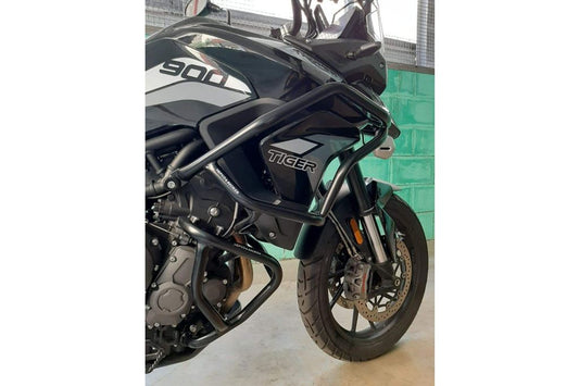 タンクガード ソリッド ブラック タイガー850/900