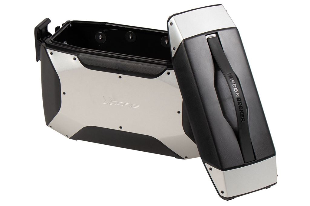 サイドケース C-Bowサイドキャリア用 XCORE/エックスコア ブラック/シルバー 18L 左右セット