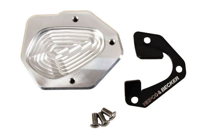 サイドスタンド エンラージメント シルバー/ブラック タイガー1200