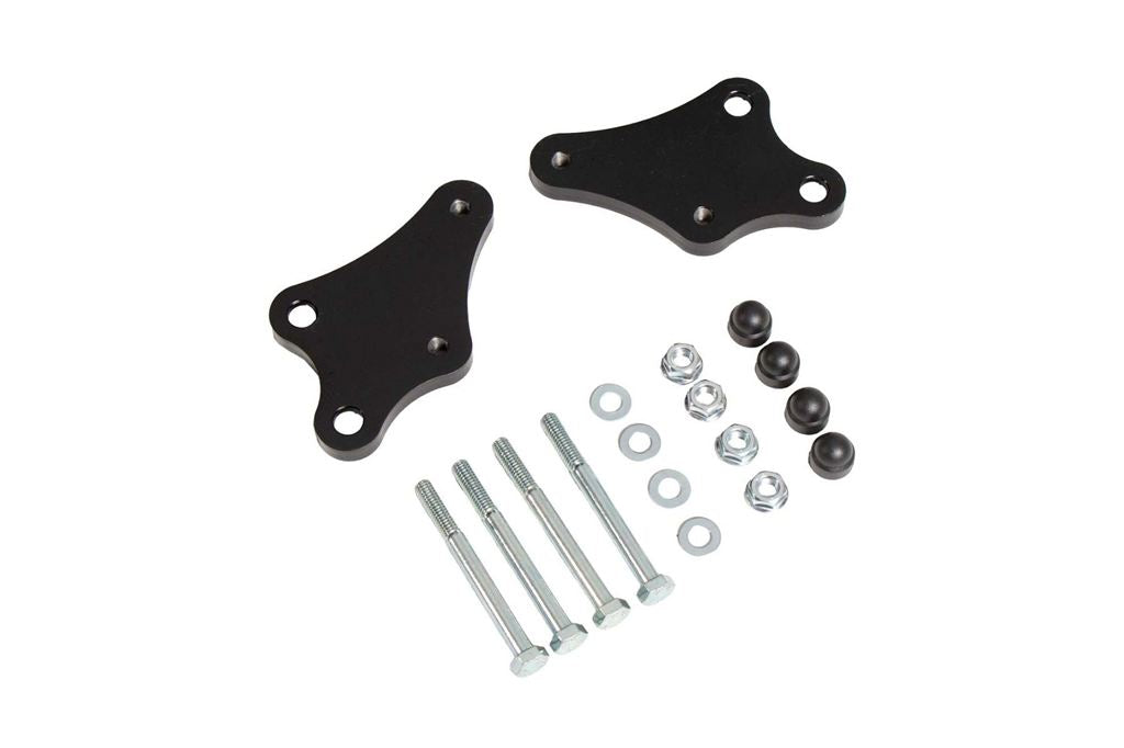 エンジンガード/タンクガード装着用アダプター ブラック XL750 トランザルプ