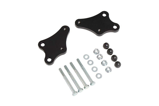 エンジンガード/タンクガード装着用アダプター ブラック XL750 トランザルプ