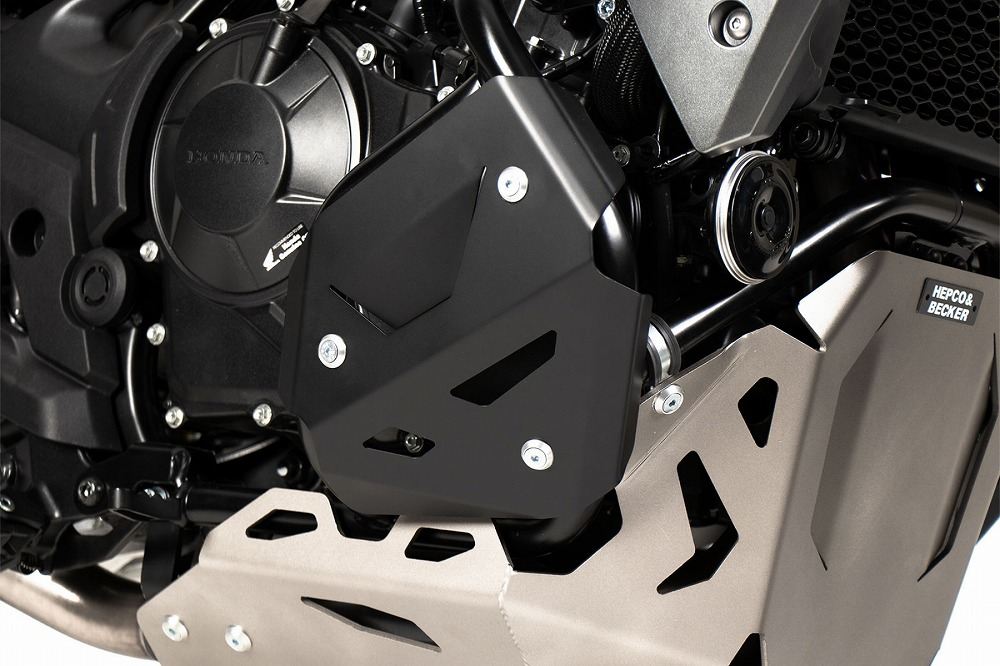 アディショナルエンジンプロテクションプレート ブラック 左右セット XL750 トランザルプ
