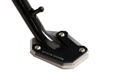 サイドスタンド エンラージメント シルバー/ブラック Vストローム800/DE