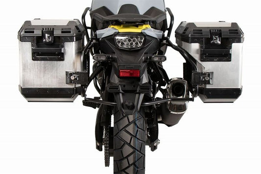 サイドキャリア カットアウトセット サイドケース エクスプローラー シルバー 37L/40L Vストローム800/DE