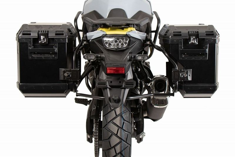 サイドキャリア カットアウトセット サイドケース エクスプローラー ブラック 37L/40L Vストローム800/DE