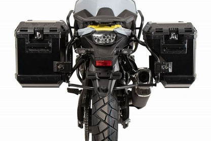 サイドキャリア カットアウトセット サイドケース エクスプローラー ブラック 37L/40L Vストローム800/DE