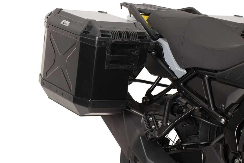 サイドキャリア カットアウトセット サイドケース エクスプローラー ブラック 37L/40L Vストローム800/DE