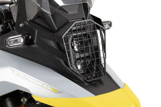 ヘッドライトガード ブラック Vストローム800/DE