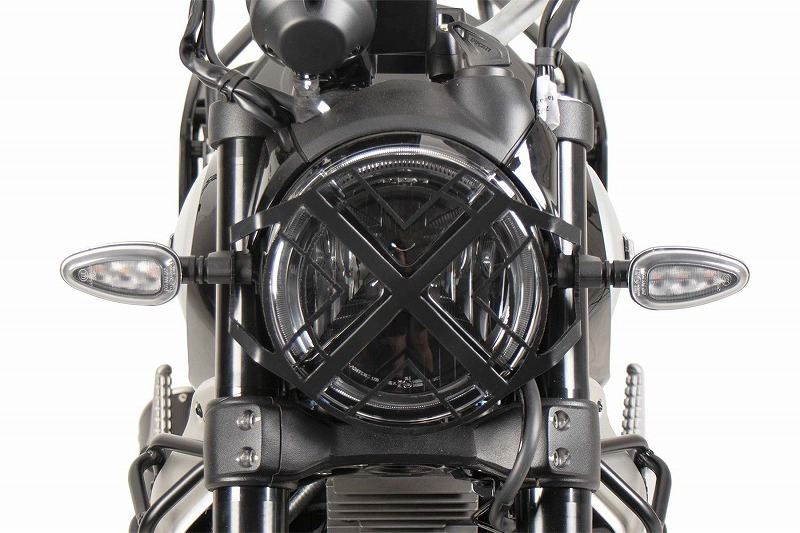 ヘッドライトガード ブラック スクランブラー800