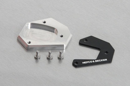 サイドスタンド エンラージメント シルバー/ブラック NX400 NX500