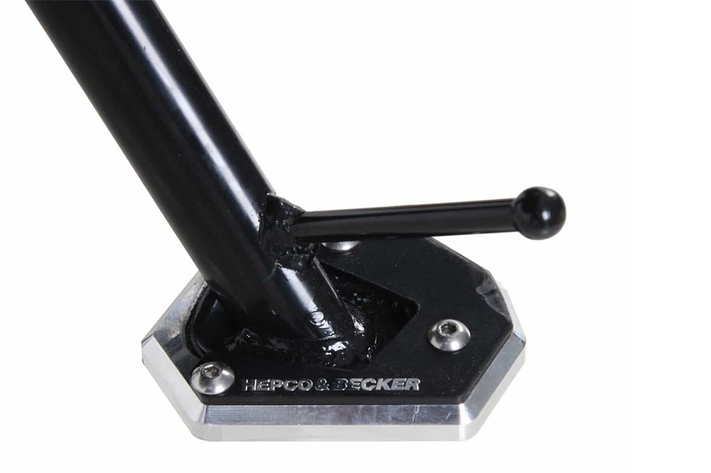 サイドスタンド エンラージメント シルバー/ブラック NX400 NX500