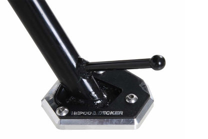 サイドスタンド エンラージメント シルバー/ブラック NX400 NX500