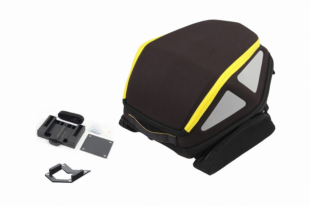 リアバッグ ベーシックアダプタ付 ROYSTER/ロイスター ブラック/イエロー 17-19L