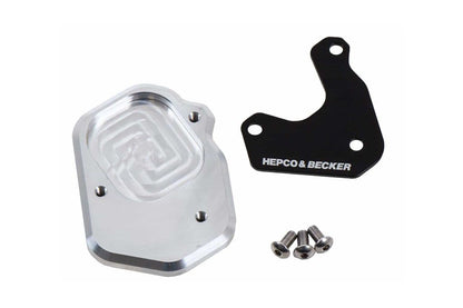 Sidestand Enlargement Silver/Black V85 TT