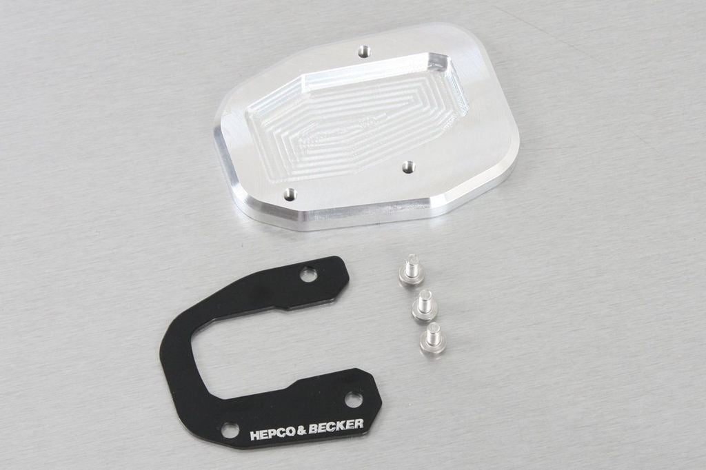 サイドスタンド エンラージメント シルバー/ブラック ディアベル V4