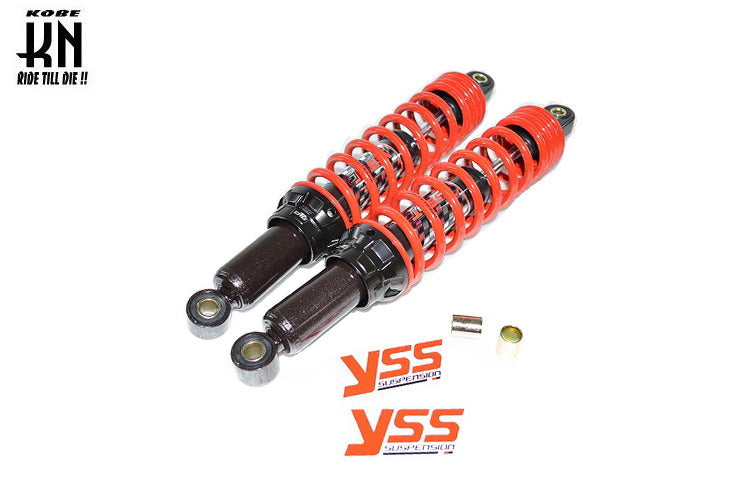 YSS リアショック ブラック/レッド 350mm カブ/モンキー系