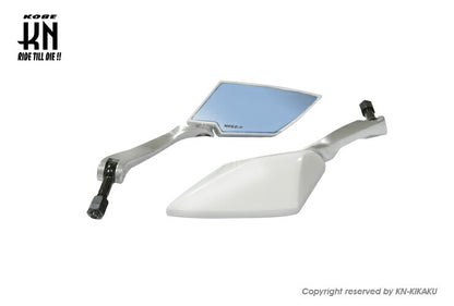 KOSO TT Mirror KN Version Blue Lens White/Silver
