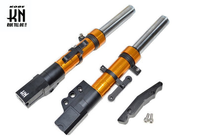 スーパーフロントフォーク ゴールド シグナスX 4/5型 245mm/4potキャリパー
