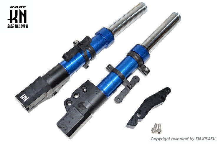 スーパーフロントフォーク ブルー シグナスX 4/5型 260mm/4pot