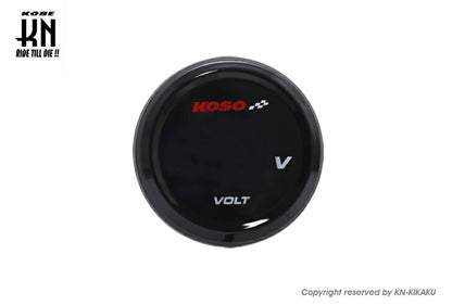 KOSO i-Gearメーター電圧計 レッド表示
