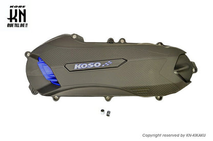 KOSO軽量クランクケースカバー ブルー シグナスX 4・5型/BW'S R/125 2型