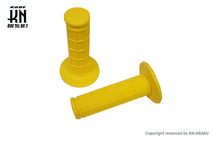 モトクロスタイプグリップ イエロー 汎用