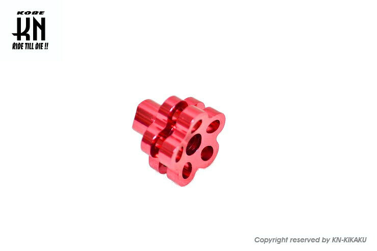ブレーキクランプタイプ2 ネジ部分のみ レッド 6mm ディオ系 ジャイロ系(2サイク) ズーマー モンキー ゴリラ DAX スーパーカブ50/70/90等