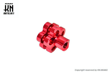 ブレーキクランプタイプ2 ネジ部分のみ レッド 6mm ディオ系 ジャイロ系(2サイク) ズーマー モンキー ゴリラ DAX スーパーカブ50/70/90等