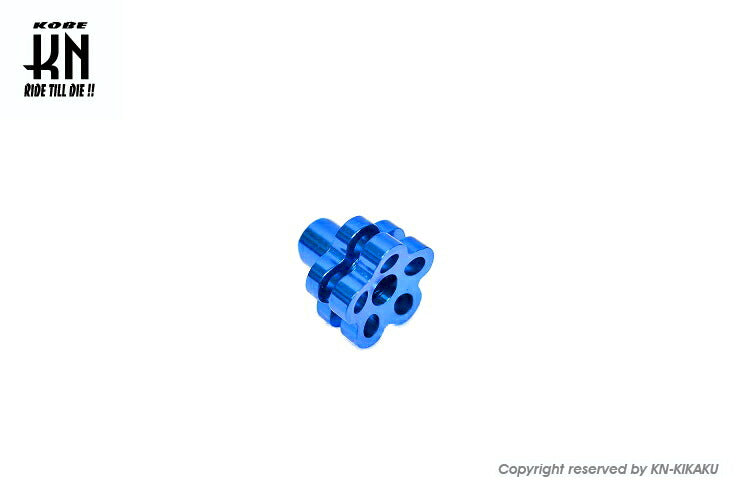 ブレーキクランプタイプ2 ネジ部分のみ ブルー 6mm ディオ系 ジャイロ系(2サイク) ズーマー モンキー ゴリラ DAX スーパーカブ50/70/90等