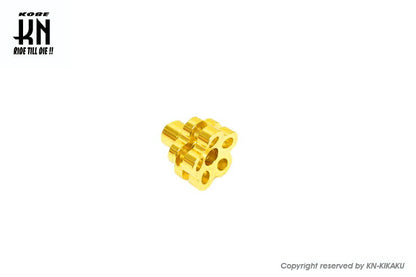 ブレーキクランプタイプ2 ネジ部分のみ ゴールド 6mm ディオ系 ジャイロ系(2サイク) ズーマー モンキー ゴリラ DAX スーパーカブ50/70/90等