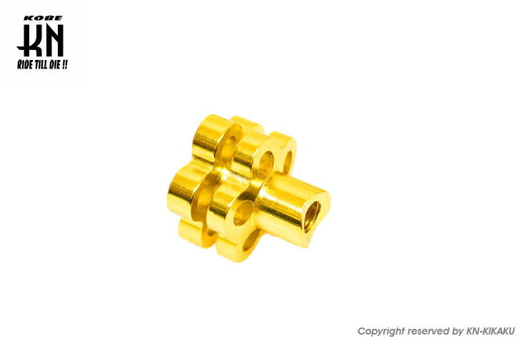 ブレーキクランプタイプ2 ネジ部分のみ ゴールド 6mm ディオ系 ジャイロ系(2サイク) ズーマー モンキー ゴリラ DAX スーパーカブ50/70/90等