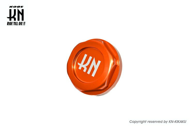 ホンダ系純正タンク用アルミガソリンキャップ オレンジ