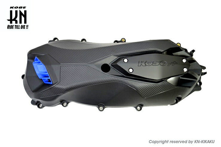 KOSO クランクケースカバー ブルー マジェスティS SMAX フォース155
