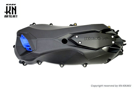 KOSO クランクケースカバー ブルー マジェスティS SMAX フォース155