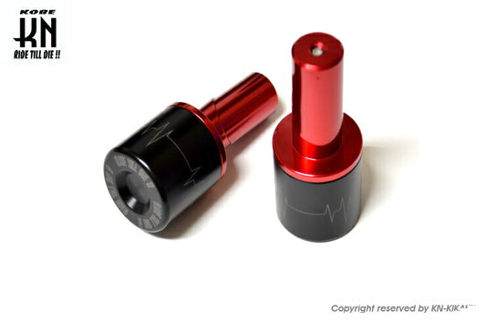 チャンピオンバーエンド RAPTOR BAR END レッド 汎用