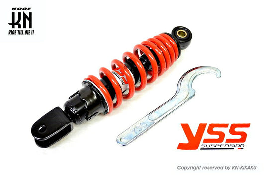YSS 汎用ショックアブソーバー レッド/ブラック 230mm