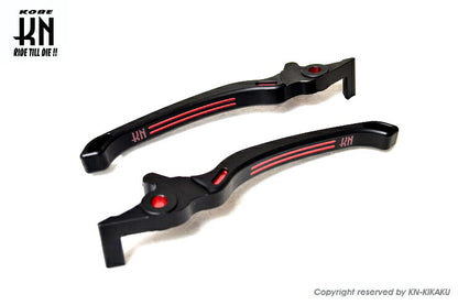 TKDデュアルカラーレバー マットブラック/レッド NMAX125/155