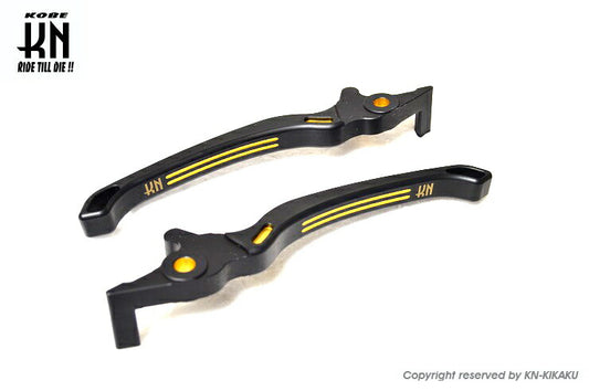 TKDデュアルカラーレバー マットブラック/ゴールド NMAX125/155