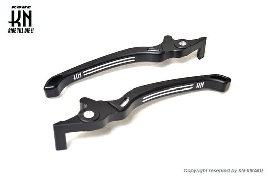 TKDデュアルカラーレバー マットブラック/シルバー NMAX125/155