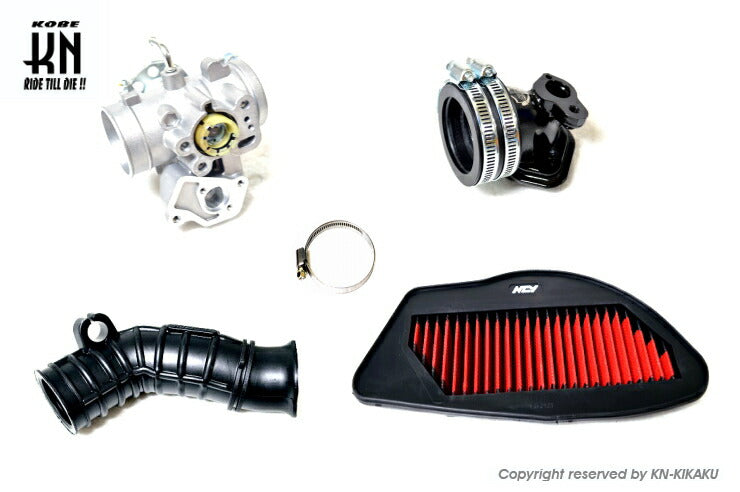 NCY スロットルボディー+マニホールド+ダクト+フィルター4点セット シグナスX 2/3型国内